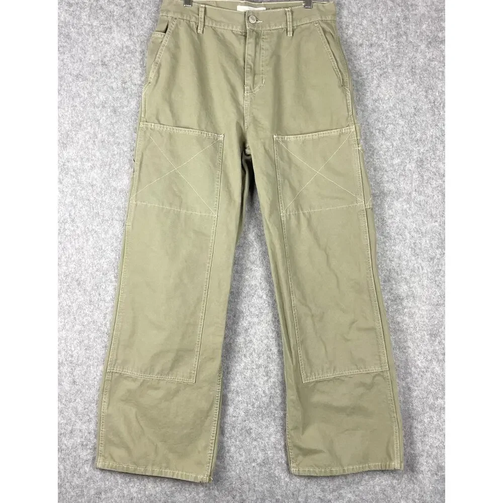 Pacsun Extreme Baggy Carpenter Pants Mens 30x32 Green Skater Hip‎ Hop Grunge